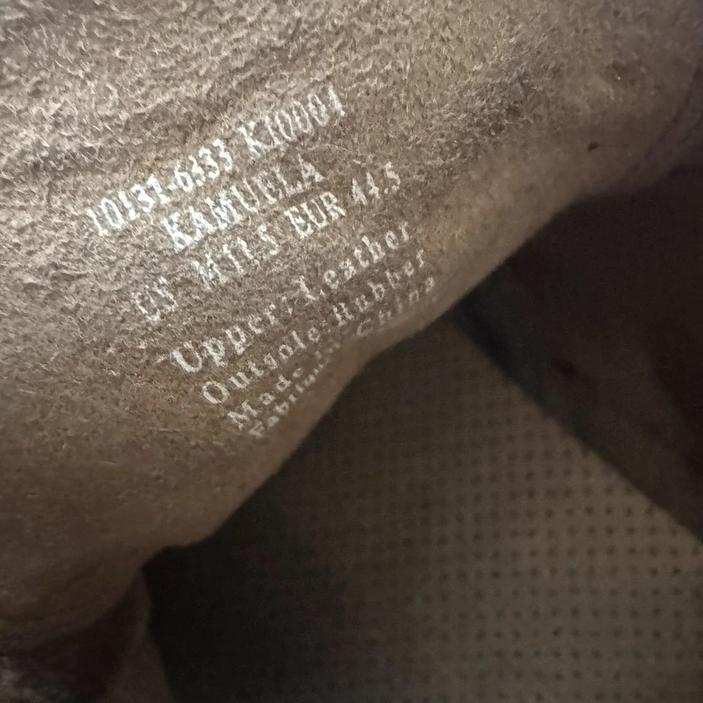 Olukai Kamuela Men's Brown‎ Leather Chukka Boots Size 11.5 Lace Up Comfort Shoes